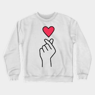 Cute Love Sign Crewneck Sweatshirt